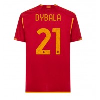 Muški Nogometni Dres AS Roma Paulo Dybala #21 Domaci 2023-24 Kratak Rukav